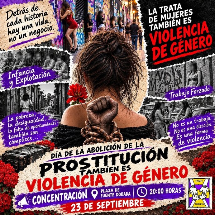 El Foro Feminista de Castilla y León pide que Valladolid se declare municipio abolicionista.