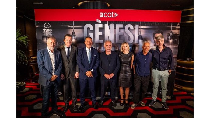 Imagen de la presentación de la serie en Barcelona el pasado 17 de septiembre, con la presencia de los consellers de Agricultura y de Empresa
