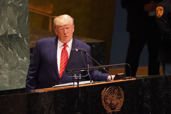Archivo - El president nord-americà, Donald Trump