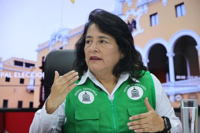 Perú.- ERM 2026: Elizabeth León plantea central de inteligencia ininterrumpido para Lima