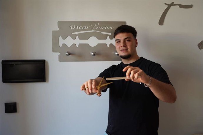 El peluquero Óscar Barber.