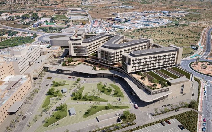 Imagen del nuevo Hospitao General que se construirá en Castellón