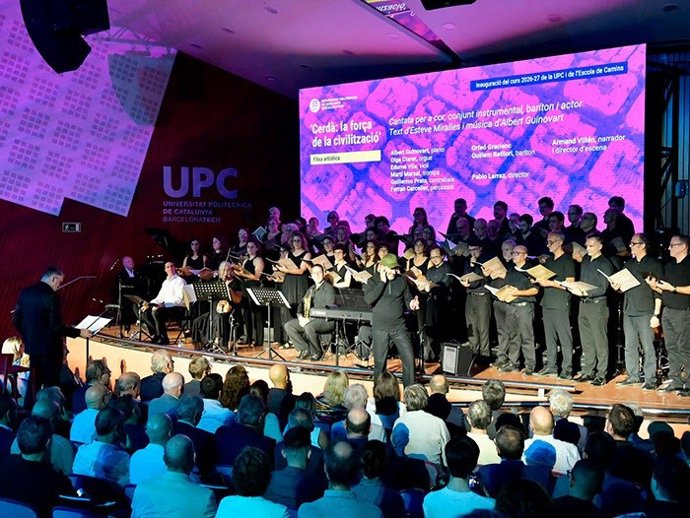 La Universitat Politècnica de Catalunya (UPC) y la Escuela de Caminos de Barcelona inauguran el curso académico 2026-2027 con la interpretación de la cantata 'Cerdà: la força de la civilització'