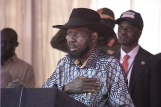 Archivo - May 18, 2026, Juba, Ces / Juba, South Sudan: South Sudan President Salva Kiir Mayardit officially inaugurates the country new Air Traffic Management System at Juba International Airport, President Kiir unveiled the system that enables South Suda