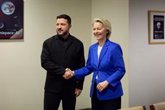 Foto: Ucrania.- Zelenski y Von der Leyen discuten nuevas vías de apoyo financiero y de defensa para Ucrania