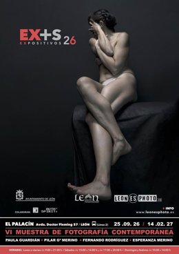 Cartel de Expositivos 26, que albergará el Palacín de León desde este viernes.