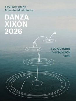 Cartel de  Danza Xixón 2026, de la Fundación Municipal de Cultura de Gijón (FMC).