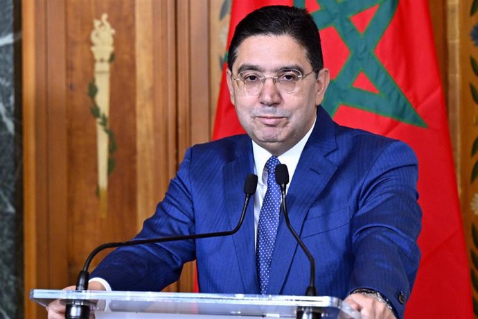 Archivo - El ministro de Exteriores de Marruecos, Naser Burita, durante un acto en octubre de 2025 (archivo)