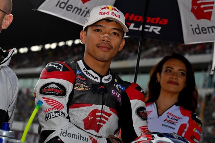 Archivo - El piloto tailandés de motociclismo Somkiat Chantra
