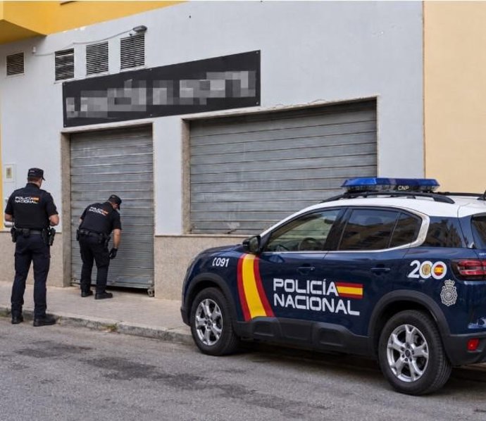 Establecimiento forzado en El Ejido (Almería).
