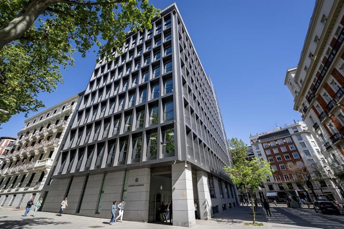 Archivo - Fachada de la Audiencia Nacional, a 13 de abril de 2026, en San Fernando de Henares, Madrid (España). 