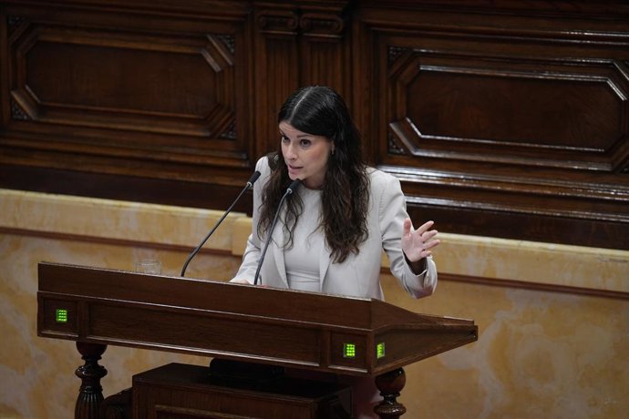 La presidenta de Junts al Parlament, Mònica Sales