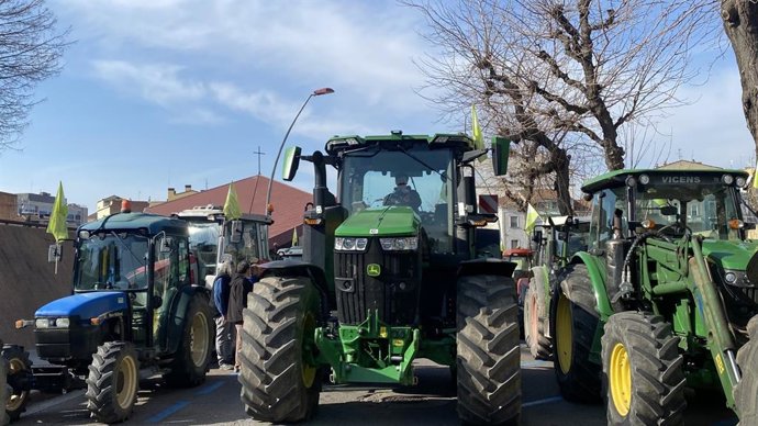 Tractores del sindicato Jarc