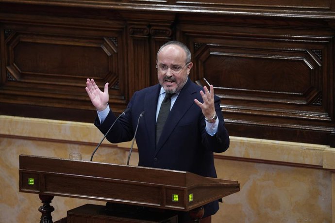 El president del PP a Catalunya, Alejandro Fernández