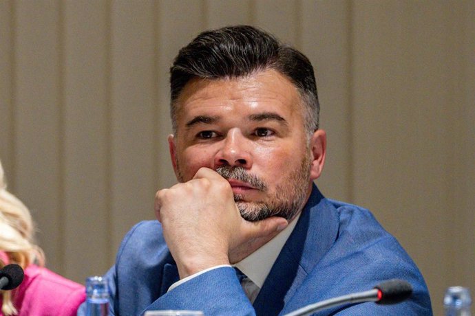 Archivo - El portavoz de ERC en el Congreso, Gabriel Rufián
