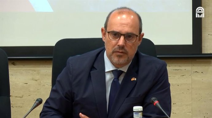 El presiedente de las Cortes, Pablo Bellido