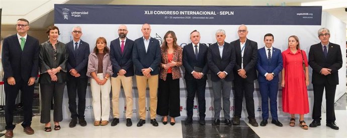 Inauguración del XLII Congreso de la Sociedad Española para el Procesamiento del Lenguaje Natural que se celebra en la Universidad de León.