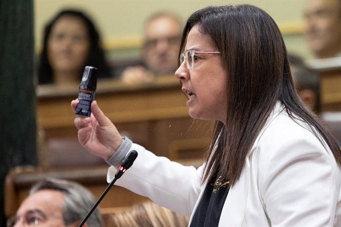 A deputada do PP, Ana Belén Vázquez.