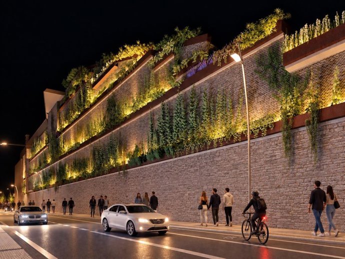 Proyecto para el muro de San Bartolomé.