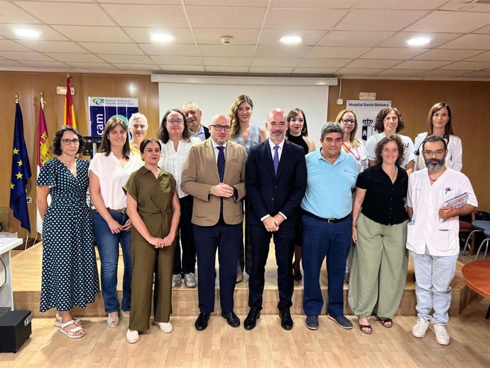 El Director General De Recursos Humanos Y Transformación Del Servicio De Salud De Castilla-La Mancha, Íñigo Cortázar, En Puertollano.