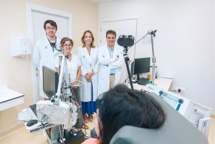 Profesionales del Hospital Virgen del Rocío en Sevilla