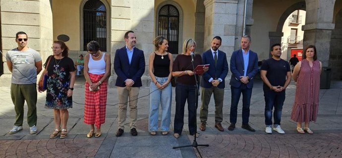 Lectura del manifiesto.