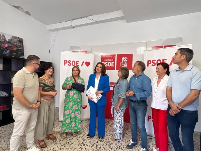 El grupo socialista ha explicado en rueda de prensa que llevará una batería de mociones al Pleno del Ayuntamiento de Granada en torno a la recuperación de la ciudad tras los terremotos de la serie sísmica de agosto.