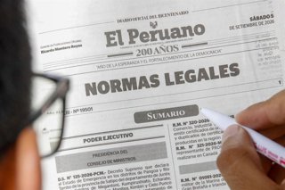 Perú.- Estas son las normas legales más importantes del martes 15 de setiembre de 2026