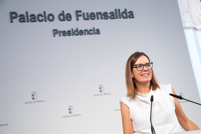La portavoz del Gobierno de Castilla-La Mancha, Esther Padilla