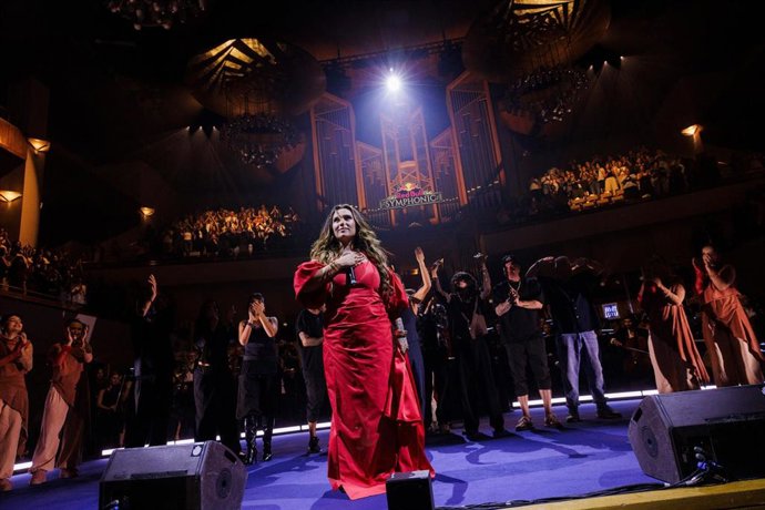 Lia Kali actúa durante el Red Bull Symphonic en Madrid, España, el 22 de septiembre de 2026