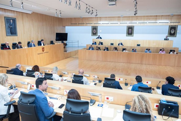 Pleno ordinario de la Diputación de Málaga de septiembre.