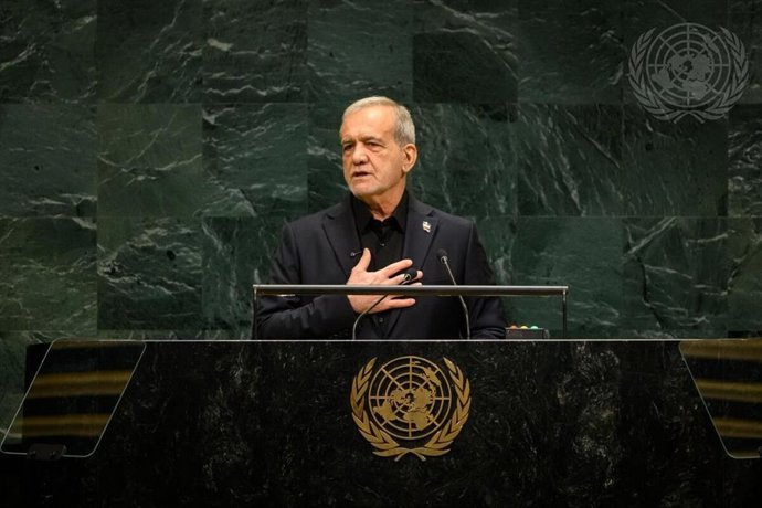 Masud Pezeshkian, presidente do Irã.