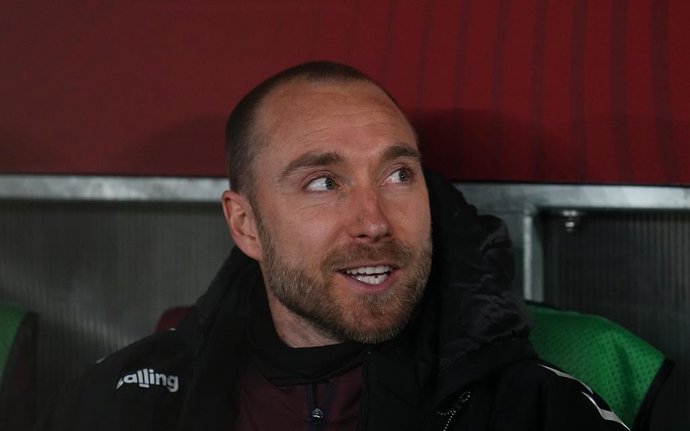 Archivo - April 1, 2026, Prague, Aarhus, Czechia: CHRISTIAN ERIKSEN from Denmark  looks on during FIFA World Cup Qualification: Czechia and Denmark.