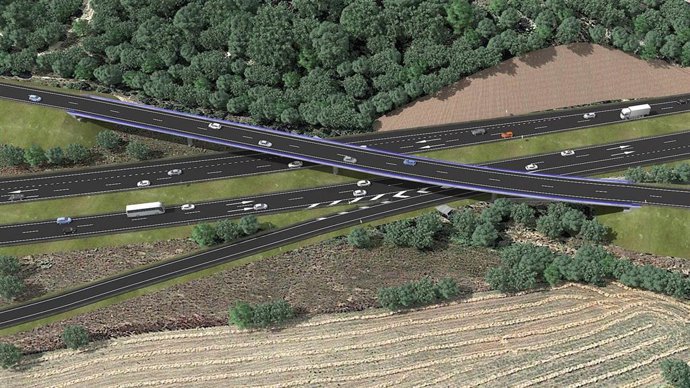 Archivo - Autovía A-11 en Aranda de Duero