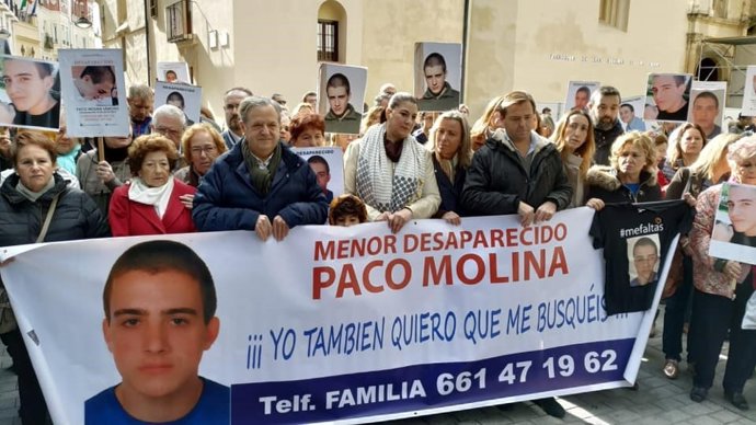 Archivo - Concentración este sábado en Córdoba en recuerdo del joven desaparecido Paco Molina.