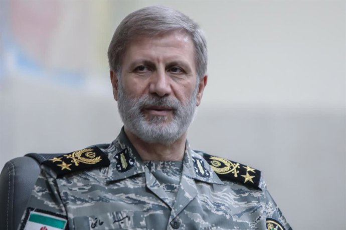 El comandante del Ejército iraní, el general de división Amir Hatami, en Teherán