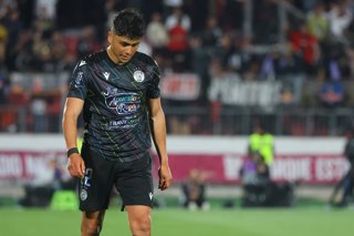 Futbol, Audax Italiano vs Colo Colo. Octavos de Final, Copa Chile 2026. El jugador de Audax Italiano Damian Pizarro es fotografiado durante el partido de ida de la Copa Chile contra Colo Colo disputado en el estadio Nacional de Santiago,