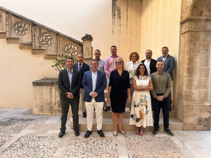 La directora de Turismo de la Comisión Europea, Mona Bjorklund, durante su encuentro con representantes institucionales de Baleares en Ca n'Oleo.
