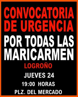 Concentración prevista en Logroño