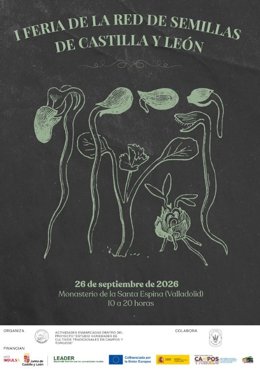 Archivo - El cartel de la I Feria de la Red de Semillas de Castilla y León.