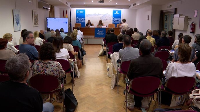 II Jornada Técnica de Depósito Legal de Publicaciones en Línea, que se celebra en la Biblioteca regional en Toledo.