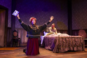Archivo - Escena de la obra 'Misery' que se va poner en escena a principios de octubre en el Teatro del Soho Caixabank de Málaga.