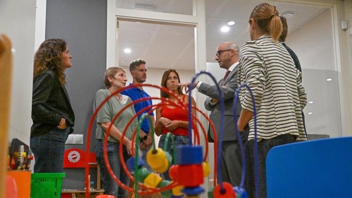 El conseller Raúl Moreno en el CDIAP de la Cerdanya