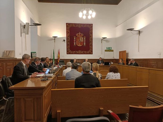 Primera sesión del juicio de la pieza separada de la gasolinera del caso Marchelo en la Audiencia de Granada.