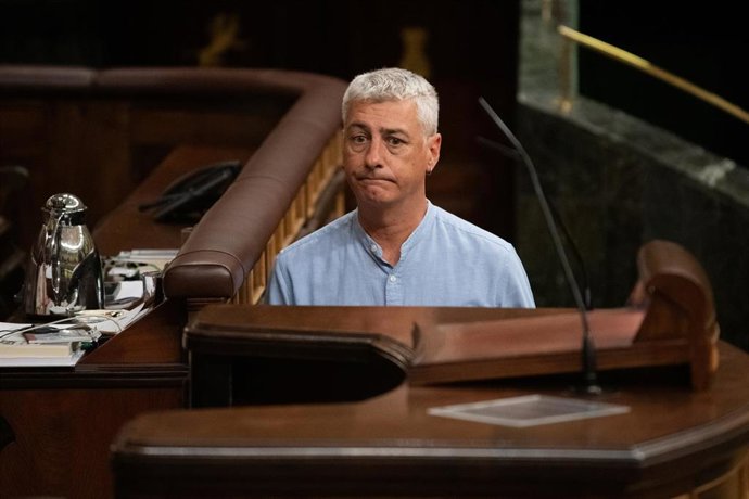 El portavoz adjunto de EH Bildu en el Congreso, Oskar Matute