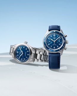 Longines amplía su colección Spirit con cuatro modelos de estética azul con certificado del COSC.