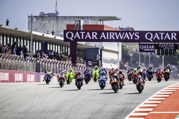 Archivo - Salida del Gran Premio de MotoGP 2025.