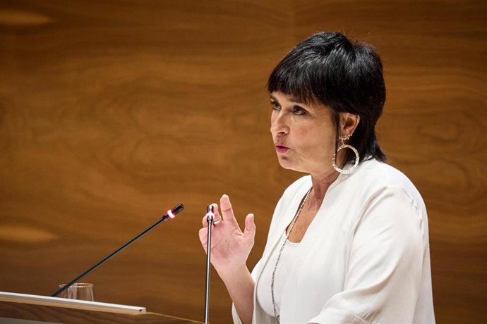 La portavoz de EH Bildu en el Parlamento de Navarra, Laura Aznal