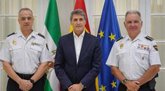 Foto: El delegado del Gobierno recibe al nuevo jefe regional de Operaciones de la Jefatura Superior de la Policía Nacional