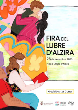 Cartell de la Fira del Llibre d'Alzira